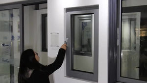 Superwu NFRC impact frame glass thermal break aluminum casement windows