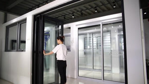 Superhouse Superhouse hot sale tempered glass folding door