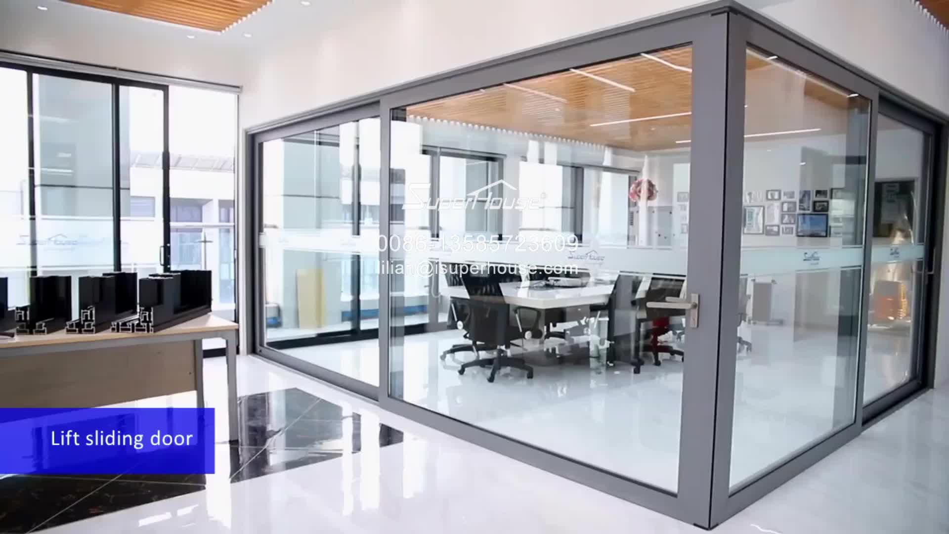 Superhouse 3 Track Aluminium Lift Sliding Doors