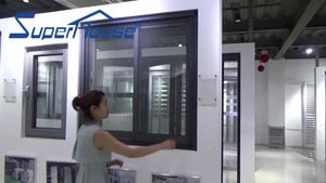 Suerhouse aluminum glass door and window frame high quality japan aluminum door window made by China manufacturer
