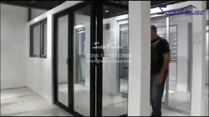 Superhouse aluminum french patio folding/ bifold/ bi folding door
