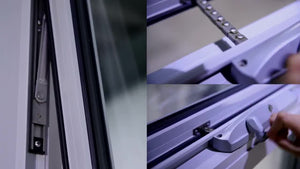 Superhouse aluminium frame material burglar proof window AS2047&AS2208 standard