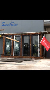 Suerhouse Bulletproof glass India standard size aluminium door and windows