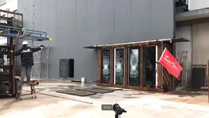 Superhouse Hurricane proof aluminum sliding door 100 psf