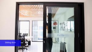 Superhouse NFRC AS2047 standard custom residential aluminum single casement hinged glass security door