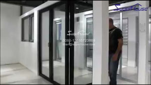 Superhouse Accordion Aluminium Frame Glass Bi folding Doors