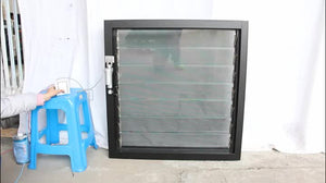 Suerhouse used building materials prefabricated houses adjustable glass louver windows/aluminium louver window