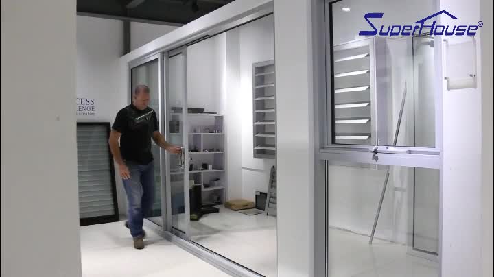 Superwu Germany most popular best quality custom aluminum bifolding doors