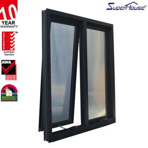 Superhouse Australia standard AS2047 Germany chain winder awning window vertical opening double glazed window