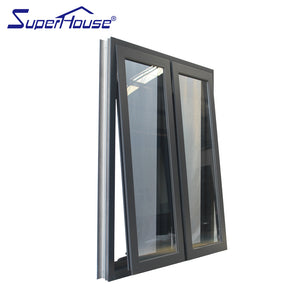 Superhouse Aluminium thermal break Profile cost-effective Double Glazed Awning Windows AS2047 Australian standard Made In China