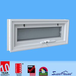 Superhouse Aluminum Alloy Frame Material and awning Open Style aluminium frame awning glass window with fixed chain winder